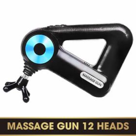 Súng massage cầm tay 12 đầu MASSAGE GUN (Pin Sạc)