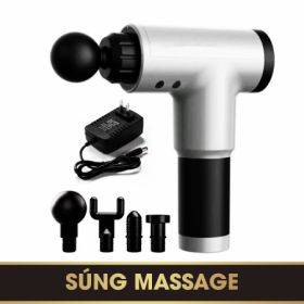 Súng massage cầm tay Massage GUN (Pin Sạc)