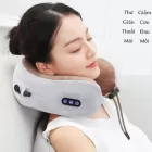 Gối massage hồng ngoại U-shaped (sạc pin)