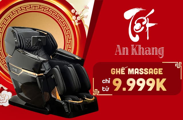 Ghế massage cao cấp giá chỉ từ 9.999.000đ