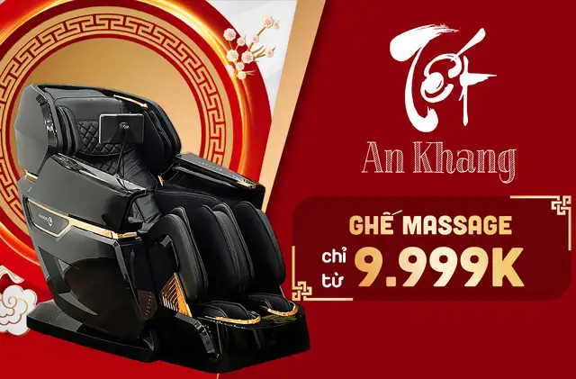 Ghế massage cao cấp giá chỉ từ 9.999.000đ
